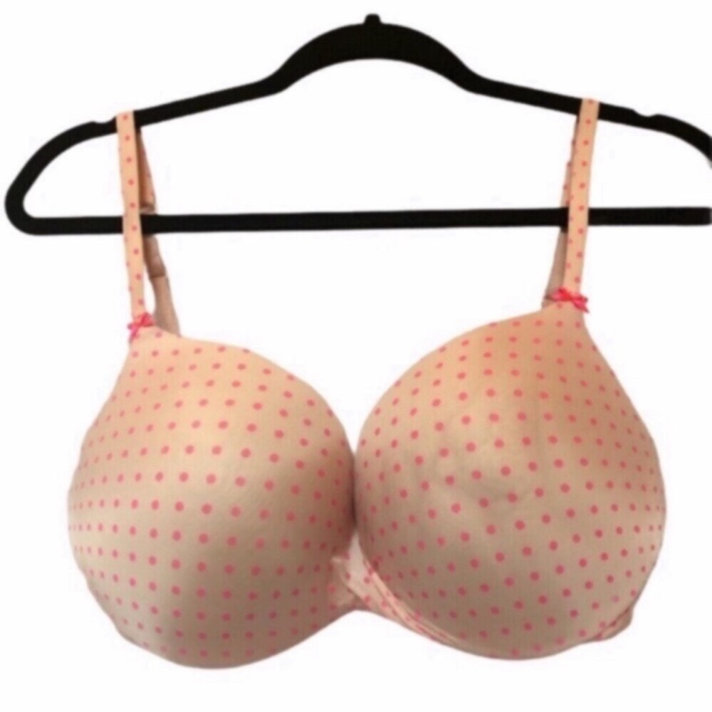 VICTORIA’S SECRET VS Plunge Polka Dot Print Women’s Size 34DD